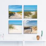 Leinwandbilder Set Strand 20 x 20 cm