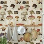 Tapete Pilz Beige - Papier - 200 x 250 x 1 cm