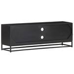 TV-Schrank D966 Schwarz - Massivholz - 30 x 40 x 120 cm