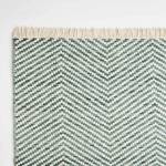 Tapis kilim TWILL Vert - 160 x 230 cm