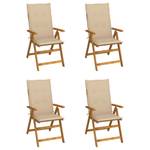 Gartenstuhl (4er Set) 3016489-3 Beige