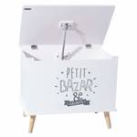 Spielzeugkiste „Petit Bazar & Secrets“ Weiß - Holzwerkstoff - 58 x 38 x 48 cm