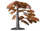 Wanddeko Metall Rusty Bonsai Braun - Metall - 97 x 88 x 7 cm