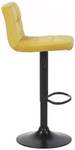 Tabouret de bar Feni Lot de 4 Jaune