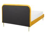 Doppelbett FLAYAT Gold - Gelb - Breite: 153 cm