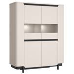 Wohnzimmer Vicente 33 (5-teilig) LED Beige - Holzwerkstoff - 336 x 161 x 45 cm