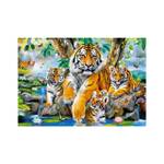 Puzzle Tiger am Bach 1000 Teile Papier - 25 x 5 x 35 cm