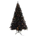 Weihnachtsbaum Lars mit LED Schwarz - Kunststoff - 83 x 150 x 83 cm