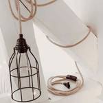 Lampenschirm Käfig Cage für Bala Hang Schwarz - Metall - Textil - 5 x 450 x 450 cm