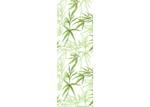 Poster Bambusblätter Grün - Naturfaser - Textil - 90 x 270 x 270 cm