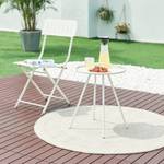 Table d'appoint de jardin Fosen Blanc