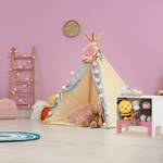 Kinderregal für Spielzeug Pink - Weiß - Holzwerkstoff - 48 x 41 x 24 cm