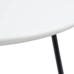 Tables basses d'appoint lot de 2 Noir - Blanc - Bois manufacturé - Métal - 48 x 48 x 48 cm