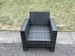 Sessel Gartenmöbel Rattan S 1er Grau - Polyrattan - 72 x 70 x 69 cm