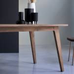 Tisch Esmée Braun - Massivholz - Holzart/Dekor - 180 x 78 x 90 cm