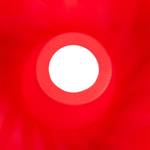 2 x Gugelhupfform aus Silikon Rot - Kunststoff - 23 x 11 x 23 cm