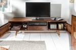 140cm braun LIVING TV-Board gold MYSTIC