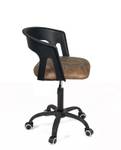 KAYELLES Chaise bureau AYA (noir marron) Noir - Marron