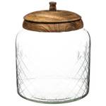 Glas-Lebensmittelbehälter Braun - Glas - 17 x 19 x 17 cm