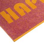 Bee Happy - Strandtuch 100x180cm Rot - Textil - 100 x 1 x 180 cm