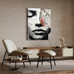 Image Canvas VISAGE De Femme Abstraction 40 x 50 x 50 cm
