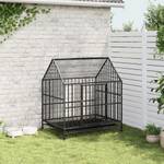 Cage pour chien 172208 Noir - Métal - 100 x 115 x 77 cm