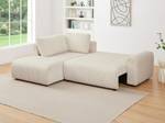 Schlafsofa RICIA Beige - Textil - 195 x 96 x 259 cm