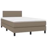 Boxspringbett 3017265-2 Taupe - Breite: 120 cm