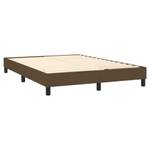 Boxspringbett 3017265-23 Dunkelbraun - 144 x 203 cm