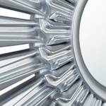 3er Dekospiegel Set Sonne Silber - Glas - Kunststoff - 25 x 25 x 2 cm