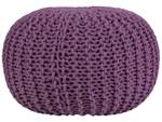 Pouf CONRAD Violett - 50 x 35 x 50 cm