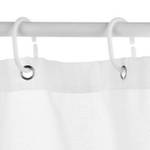 Duschvorhang aus Polyester,180x200cm Weiß - Textil - 180 x 200 x 1 cm