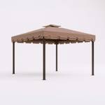 Gazebo Nuxia Marron - Métal - 300 x 268 x 300 cm