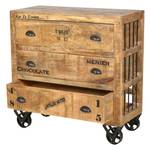 Kommode Rustic Braun - Massivholz - Holzart/Dekor - 90 x 90 x 40 cm