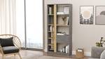 Vitrinenschrank LUVIO SC76 Grau