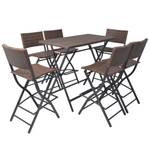 Garten-Lounge-Set (7-teilig) 293959 Braun