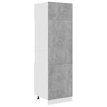 Armoire de réfrigérateur 3016496-14 Gris - Gris minéral - Blanc