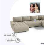 Ecksofa Dhaka U Beige