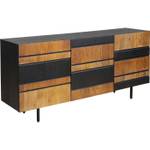 Buffet Bingo Marron - Bois massif - Bois/Imitation - 160 x 75 x 38 cm