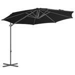 Parasol en porte-à-faux Noir