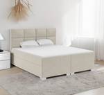 Boxspringbett Doppelbett Norseman Creme - Breite: 160 cm