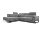 Ecksofa Avena 5-Sitzer Grau