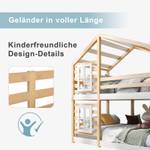 Kinder Etagenbett LTFC31 Weiß - Massivholz - 97 x 193 x 244 cm