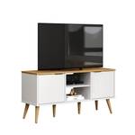 TV Tisch Paterno Weiß - Massivholz - 114 x 57 x 39 cm