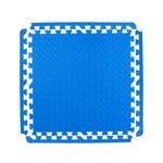 40 x Bodenmatte für Fitnessgeräte Blau - Kunststoff - 61 x 1 x 61 cm