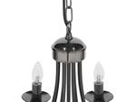 Lampe suspension TEESTA Noir - Métal - 59 x 143 x 59 cm