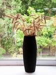 Vase en verre peint à la main Noir - Verre - 14 x 40 x 14 cm