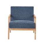 Fauteuil BONIFACIO Bleu - Textile - 74 x 77 x 69 cm