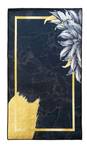 Tapis Feuille Gold Noir - 120 x 180 cm