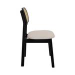 Chaise Maria (Lot de 2) Noir